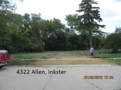 4322 Allen, Vacant, Inkster, MI